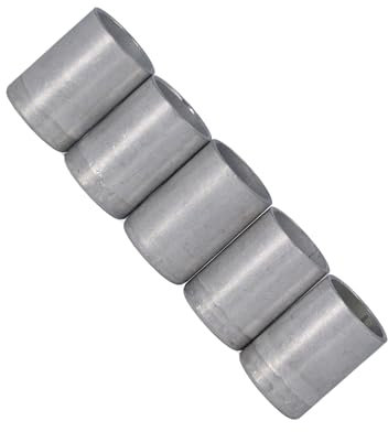 20 Pcs Air Conditioning Joint Cover Aluminum AC Hose Tube Connector Cover Pipe Fitting Cap, AC Tube Connector, AC Tube Fitting, Air Conditioning Joint Cover, Thick Wall, Standard