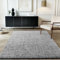 Carpetsale24 Baumwolle Teppich Grau 200x290 cm Waschbar, Boho-Stil, Vintage Kelim, Kurzflor, rutschfest & Weich, Einfarbig Meliert, Für Wohnzimmer, Schlafzimmer, Büro & Küche