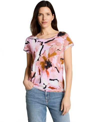 Tom Tailor Damen T-Shirt mit weitem Rundhalsausschnitt