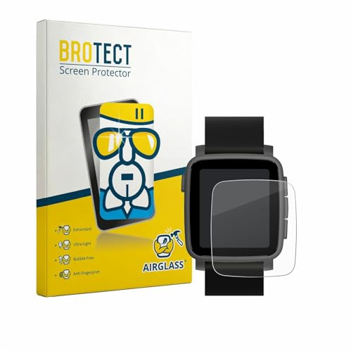 BROTECT Schutzglas für Pebble Time 2 2026 | Transparenter Displayschutz Made in Germany Schutzfolie Panzer Folie Glas 9H Anti-Fingerprint Einfache Montage Clear