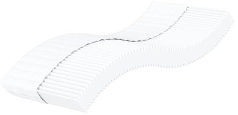 Ziaphsol Schaumstoffmatratze für Kinder Weiß 80x160 cm, 22D PU-Schaum, atmungsaktiver Bezug, wendbar H2 H3, ergonomisch, schlafkomfort für Schlafzimmer und gästebett
