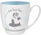 GRUSS & CO 45494 - Tazza anti-stress per infermieri, 45 cl, idea regalo, in porcellana New Bone Cina, 9,5 cm, colore: blu