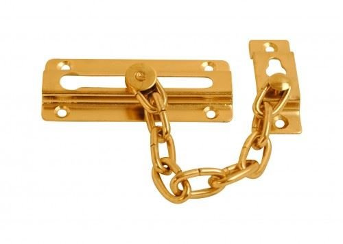 Dzina Contract Steel Door Chain 3.3/4 Inch EB, Pack of 1