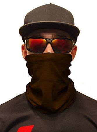 BLACK ROSES Multifunktionstuch Damen & Herren [Classic Coffee]