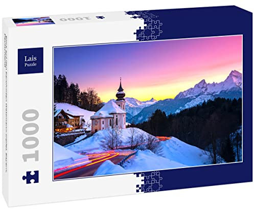 Lais Puzzle Blick auf den berühmten Watzmann-Gipfel, Bayern, Deutschland 1000 Teile