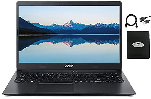 Acer 2021 Aspire 3 Laptop 15.6 FHD IPS Display, AMD Ryzen 3 3250U (up to 3.5GHz), 8GB RAM, 256GB SSD, Bluetooth Webcam WiFi HDMI, Win 10 S w/Ghost Manta Accessories