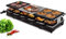 Syntrox Germany RAC-1350W-Oberwil Multifunktionelles Raclette mit Grill Platte, Pancake Platte und Heißer Stein für 12 Personen