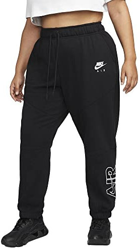 Nike Damen Air Yoga Hose, Black/Black/White, L EU
