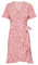 ONLY Onlolivia S/S Wrap Dress WVN Noos Robe, Rose Smoke/AOP : Tanya Flower (Rose), 44 Femme