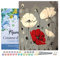 Figured'Art Peinture par Numéro Adulte avec Cadre Fleurs rouge et blanches - Activité Manuelle Kit de Loisir Créatif DIY Numéro d'Art Complet - 40x50cm toile tendue sur châssis