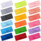 FEQO 18 Stück Haarband Elastische Damen Stirnbänder Breite Verknotet Stirnband Kopfband Turban Elastische Haarschmuck Knoten Stirnbänder für Yoga Sport Fitness, 18 Farben Iridizenz