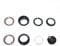 CYDZSW 1-1/8'' Threadless Bike Headset for Bikes Fork,with Spacers Star Nut Stem Cap and Bearings,Fit for MTB Mountain Race Bicycle BMX Scooter Headset Parts 34mm