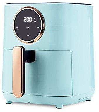 Horno De Freidora De Aire 6 En 1 De 5 Cuartos De Galón Con Pantalla Táctil Digital, Menús Múltiples, 1400 W, Azul