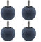 DONGKER 2/4 piezas de burbujas de aire para acuario, 4 cm en forma de bola para pecera de 4 mm de diámetro, tubo de aire, estanque, bomba de acuario hidropónica