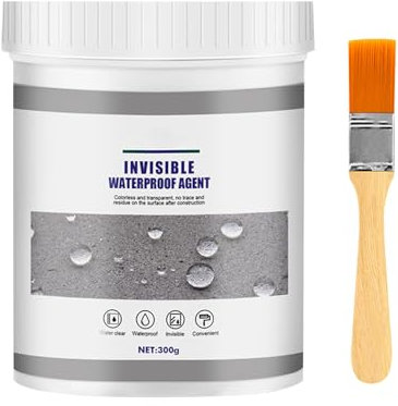 XPJBKC Colla Impermeabile Trasparente per Esterni, 300g Sigillante Isolante Impermeabile, Rivestimento Impermeabile Trasparente, Sigillante Perdite Acqua per Bagno/Toilette/Piastrelle/Pareti