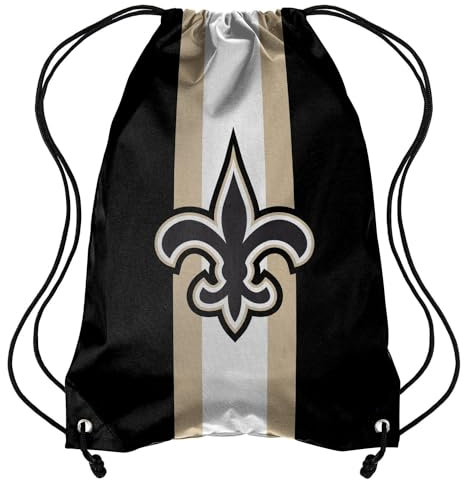 FOCO Gym Bag NFL Drawstring Turnbeutel New Orleans Saints