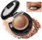 Erinde Palette de fards à paupières à paillettes or rose, palette d'ombres à paupières mates à paillettes métalliques, imperméable à l'eau, poudre pressée et maquillage des yeux longue durée avec