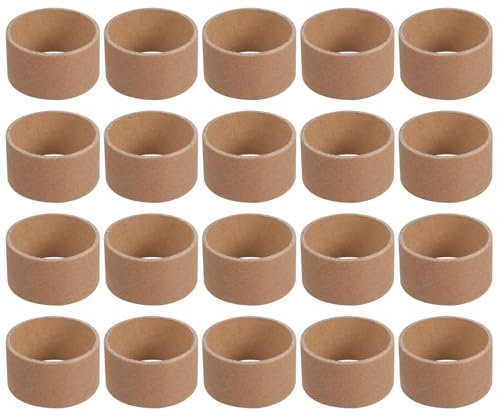 20 Stück Diy Bastelrollen - 2,04 X 1,18 Zoll Pappröhren Für Kinder - Dicke, Stabile Kartonröhren Zum Bemalen Und Basteln - Perfekt Für Schulprojekte Und Heimwerkerarbeiten