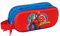 safta Spiderman 3D-Doppelmäppchen, Federmäppchen für Kinder, ideal für Kinder im Schulalter, bequem und vielseitig, Qualität und Widerstandsfähigkeit, 21 x 6 x 8 cm, Marineblau/Rot, Marineblau /