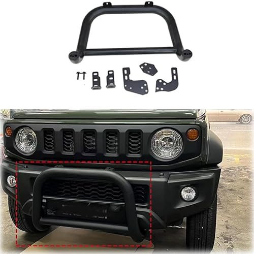 Bull Bar di Protezione della griglia del paraurti Anteriore dell'auto per Suzuki Jimny JB64 JB74 Jimny Gen 4 2019-2023, Protezione della griglia Centrale in Acciaio Inossidabile