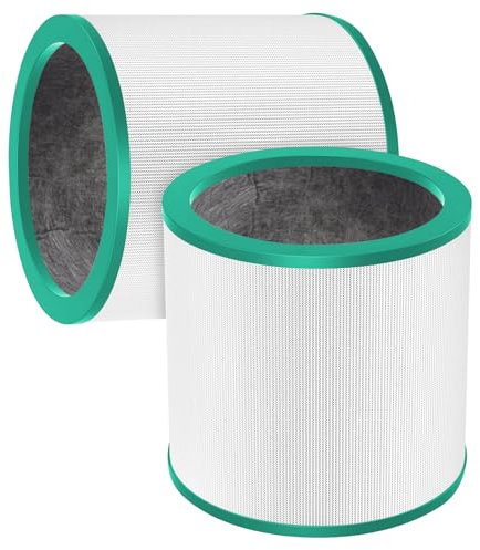 2 Pack Air Purifier Replacement Filter, HEPA Air Purifier Filter Compatible with Dyson Tower Purifier Pure Cool Link TP00, TP02, TP03, AM11, BP01 Models, Compare to Part # 968126-03