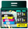 PINALL 973X Kompatibel HP 973X Druckerpatronen für HP PageWide Pro 477dw 477dn 452dn 452dw MFP 577dw 577z 552dw MFP P55250dw P57750dw（4-Pack）