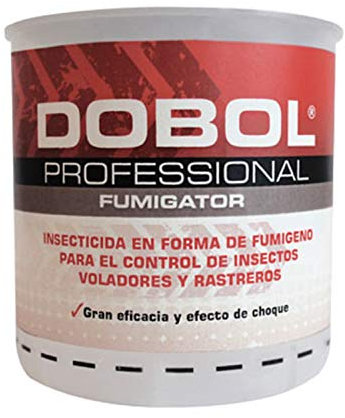 Orma 6 x BARATTOLI 100 gr. DOBOL INSETTICIDA FUMOGENO con CIFENOTRIN Ambienti da 1700 M3