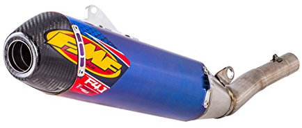 FMF Racing Endschalldämpfer Yamaha 450 YZF 2018 FMF 4.1 RCT Titan Blau/Carbon, Yamaha YZF 450 2018