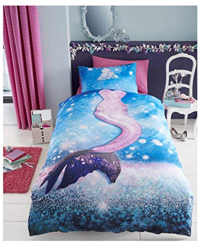 Lions Kids Bedding Set, Soft 100% Microfibre Polyester, Single Bed Size Duvet Covers with Matching Pillow Case, Quilt Cover for Boys Girls, 137x200cm