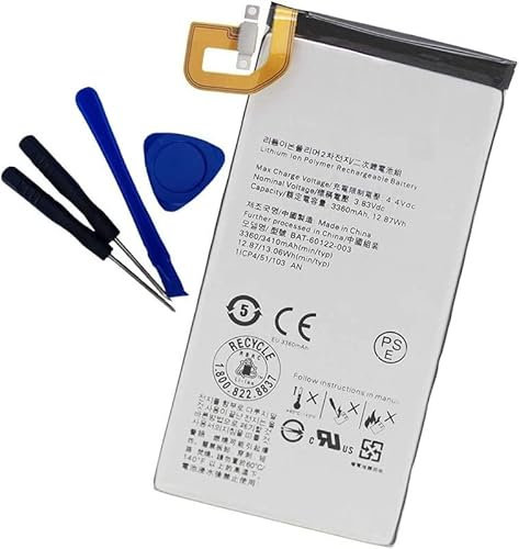 Bestome Ersatz Akku Kompatibel mit BlackBerry PRIV STV-100 BAT-60122-003 RHK211LW Venice