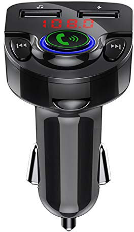 G32 12-24V Bluetooth FM Mains Libres Carte mémoire Lecteur MP3 A2DP Accessoire de Voiture (Noir)