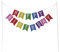 Dekora - Cake Topper Torten Deko | Happy Birthday Dekoration Topper mit Fahnen