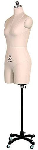 Schneiderpuppe Kleiderpuppe Pinabel Kleidformulare zum nähen, Weiblich Mannequin-Torso. mit stand, Erwachsene Übergröße Männchen Für den professionell maßgeschneiderten Dressmaker und Kleidung Design.