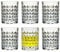 [Look like Glass] 250ml Set of 6 Plastic Whiskey Glasses Unbreakable Drinking Cups Dishwasher Safe BPA Free Cocktail Beer Drinkware ShatterProof Clear Tumblers Acrylic Juice Drinking Glasses