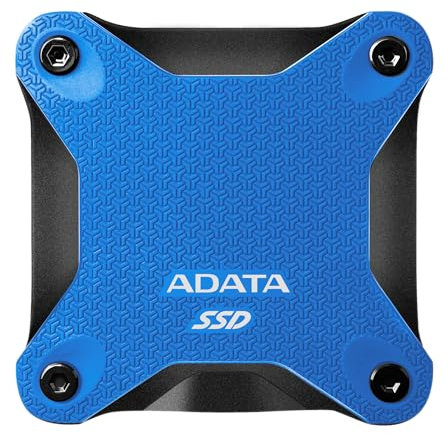 ADATA Disque SSD externe 512 Go SD620 USB 3.2 Xbox PS5 (bleu SD620-512GCBL)