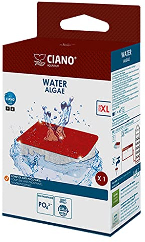 Ciano Cartouche d'algues d'eau XL Rouge Filtre média