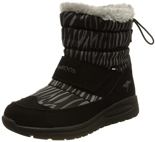 KangaROOS K-PE Marty RTX, Stivali, Jet Black Zebra, 40 EU