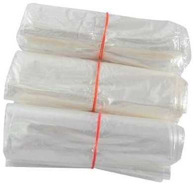 RANRAO 500 Stück Schrumpfbeutel, 16 x 30 cm, 3 Größen, klar, geruchlos, Schrumpffolie für selbstgemachte DIY-Projekte, Verpackung, Seife, Kerze, Glas, Badebombe, Geschenk