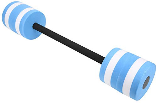 GUPE Wasser-Langhantel, starker Auftrieb im Wasser Abbaubare Schwimm-Langhantel für Wassersport für Wasserfitness(Blau Weiss)