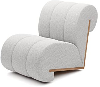 DomiMeble moderner Sessel “Mona” einzigartiges Design, Relaxsessel für Wohnzimmer Loungesessel Stuhl Polstersessel Lesesessel Ohrensessel (Catch Me 1)