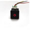 jfqm Voiture lumière rouge emballage Radar mise sous tension caméra miroir bouton de commutation adapté for VW Golf 6 adapté for Jetta 5 MK5 adapté for Caddy adapté for EOS adapté for Scirocco ( Color