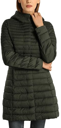 Giolshon Veste Matelassée Légère pour Femmes, Doudoune Rembourrage en Coton, Ajustée Casual Manteau