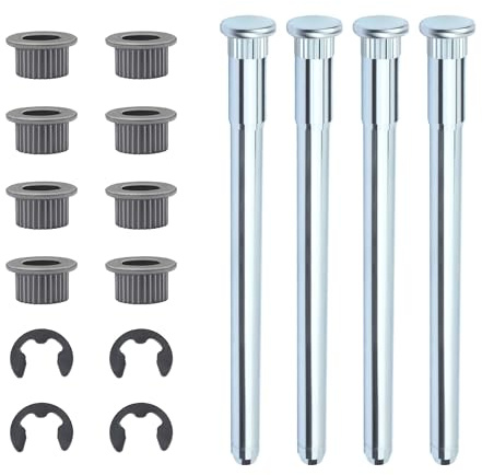 Car Door Hinge Pin Kit OEM#15685040,1556260,Compatible with Chevy GMC Door Hinge Pins & Door Bushings,Car Accessories Replacement Car Door Hinge Repair Kit