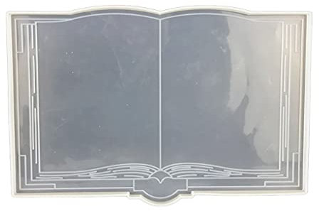 TAKOXIA Moule en silicone, décoration de livre, moule en silicone pour bijoux en résine époxy, moule de pendentif adapté pour les travaux manuels en résine