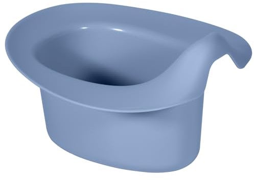 Kindsgut Abhaltetöpfchen für Babys, Babytopf WC/Klo, hochwertige Qualität und dezente Farben, abhalten und windelfrei, Taubenblau
