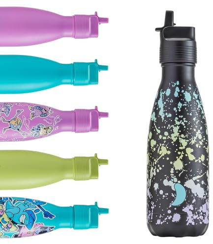 Chilly's Kids Original Bottles - 90% Stainless Steel - BPA-Free, Double Walled Vacuum Insulated Bottle - For Cold and Hot Drinks - 350ml - Splatter
