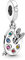 Wedanor Charme Artist's Palette Dangle Charms-Anhänger 925 Sterling Silber Charm Bead Pendant für Europäische Armbänder und Halsketten