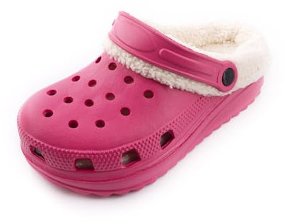 R-ISLAND Zoccoli invernali da donna,Adulto,Con fodera calda,EVA,Comodo,Antiscivolo,Perfetto per casa esterna e interna., Fucsia , 36 EU