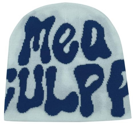 MEA Culpa Mütze - Hat Y3k Baggy Slouchy Beanie Cap Skull Cap Beanie,Sie Herbst Frühling,Spider Web Beanie,hat,Slouch Beanie Leichte Jersey,Schwarz Rosa