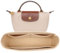 Sunshine smile Pliage Organizer Mini,Organizer für Longchamp Tasche Mini,Taschen Organizer für Longchamp Mini,Taschen Organizer für Longchamp Tasche Damen für Mini-Größe,Organizer-Einsatz,Einzel-Mini